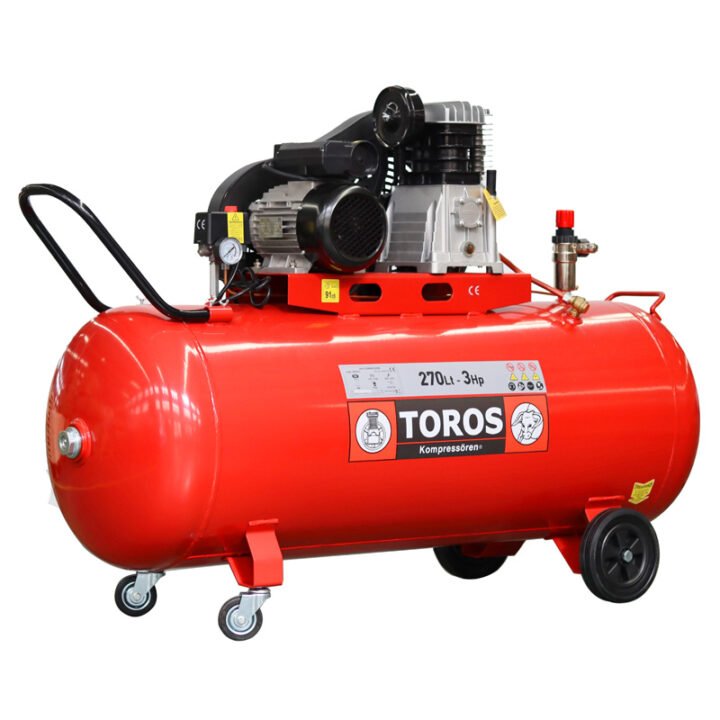 TOROS: ΑΕΡΟΣΥΜΠΙΕΣΤΗΣ ΜΕ ΙΜΑΝΤΑ 270LIT/3HP 230V