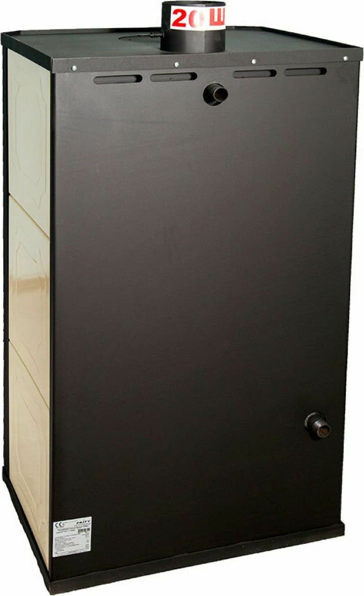 Prity FG W20 Κεραμική Ξυλόσομπα Καλοριφέρ με Φούρνο 23kW Μπεζ - Image 3