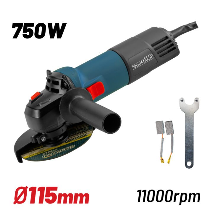 BORMANN BAG7100 Γωνιακός Τροχός 750W, Φ115mm, 11000rpm