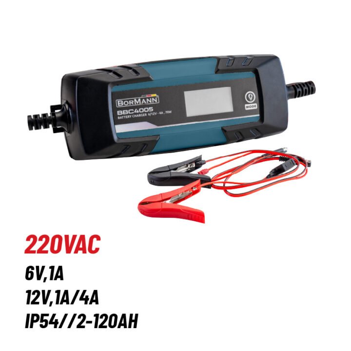 BORMANN BBC4005 Φορτιστής-Συντηρητής 6/12V - 4A , 70W