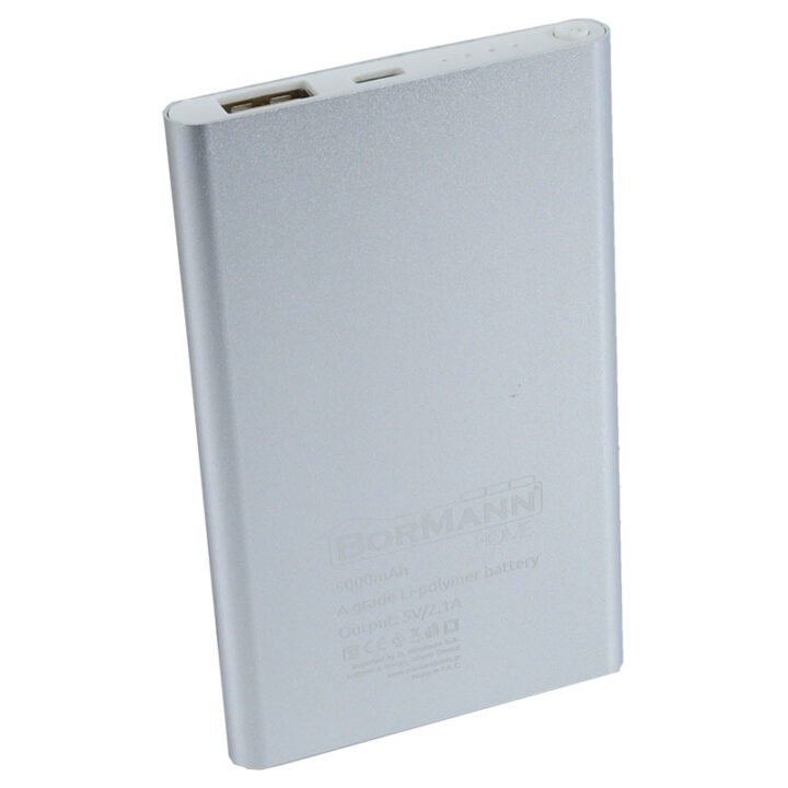 BORMANN BBC5001 PowerBank 5V,5000mAh,Ασημί