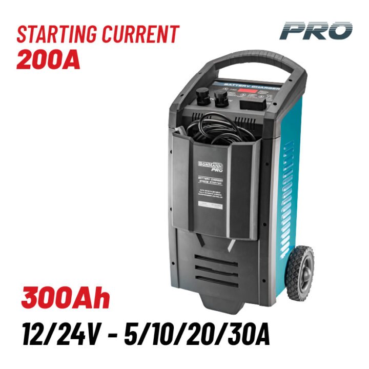 BORMANN Pro BBC7020 Φορτιστής-Συντηρητής-Εκκινητής Μπαταριών 12/24V-250A