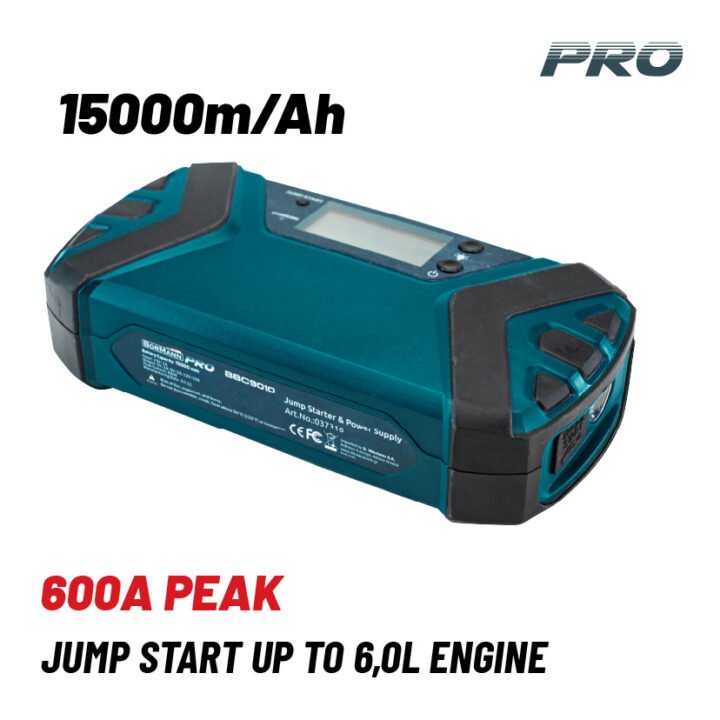 BORMANN Pro BBC9010 Εκκινητής & PowerBank 15000Mah/600Α
