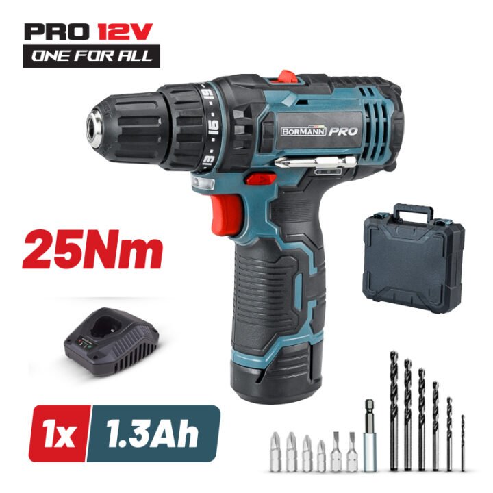 BORMANN Pro BBP2100 Δραπανοκατσάβιδο Μπαταρίας 12V,Li-Ion,1x1,3Ah