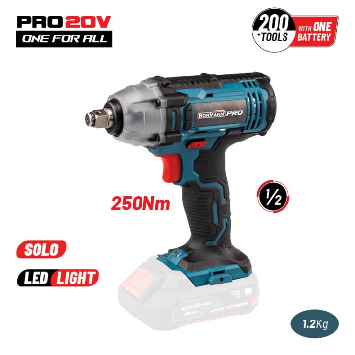 BORMANN Pro BBP3400 Μπουλονόκλειδο Μπαταρίας 20V,SOLO