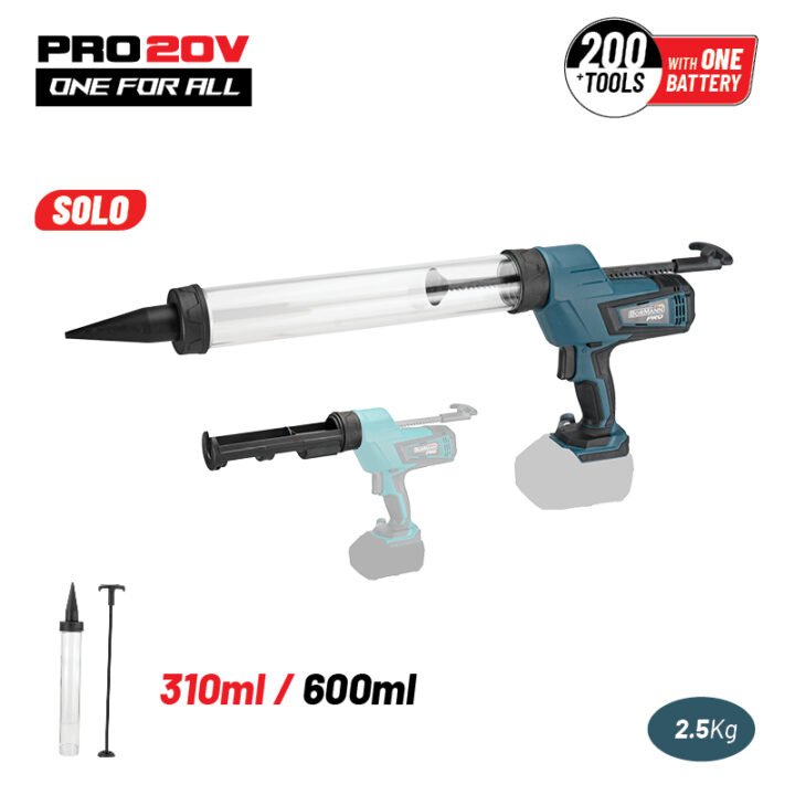 BORMANN Pro BBP3610 Πιστόλι Σιλικόνης Φύσιγγας 310ml/Σαλαμιού 600ml, Ρυθμιζόμενο, SOLO