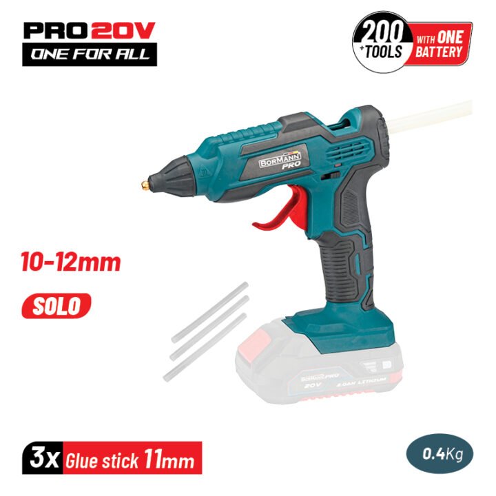 BORMANN Pro BBP3900 Πιστόλι Θερμοκόλλησης Μπαταρίας 20V,SOLO