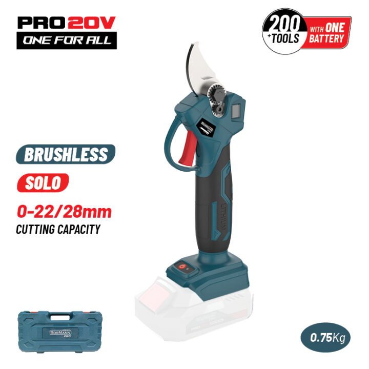 BORMANN Pro BBP4128C Ψαλίδι Κλάδου Μπαταρίας 20V,Brushless,0-22/28mm,1kg, BMC, SOLO