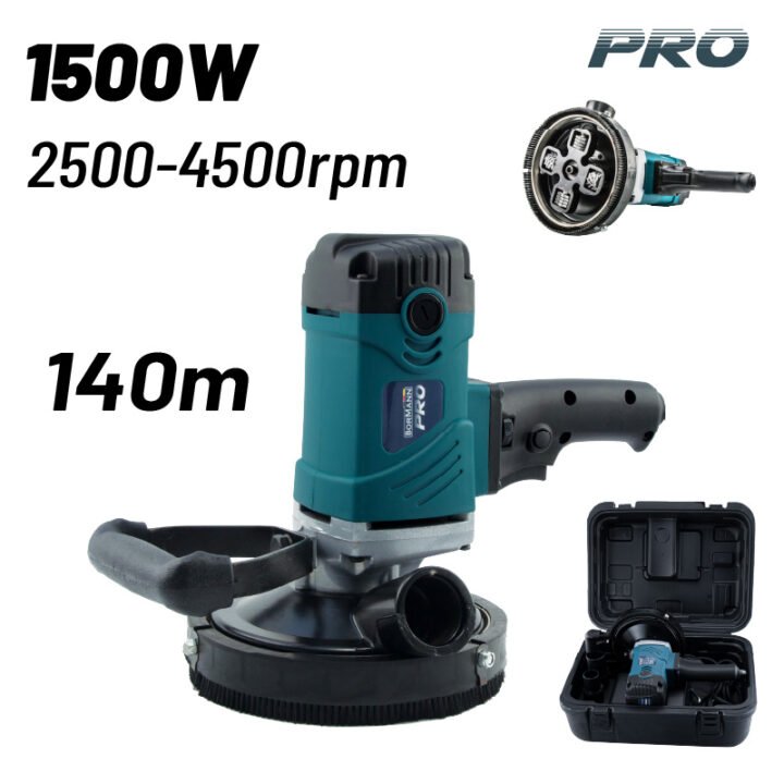 BORMANN Pro BCG1500 Τριβείο Δομικών Υλικών 1500W,2500-4500rpm,Φ140mm