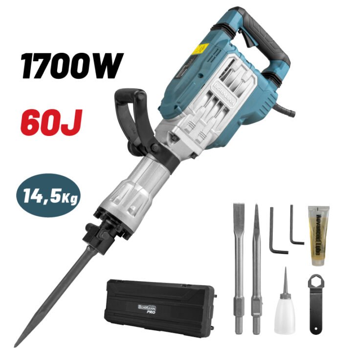 ΒΟRMANN BDH3600 Κατεδαφιστικό Πιστολέτο 1700W,60J, βαλίτσα με εξαρτήματα