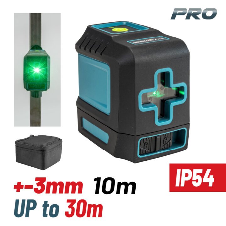 BORMANN Pro BDM6800 Αλφάδι Laser Σταυρού Green Line 30m