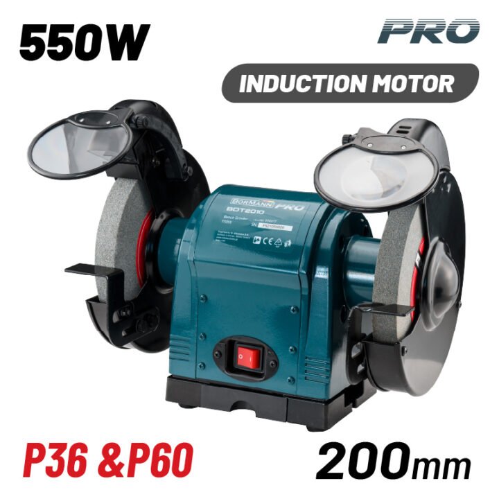 BORMANN Pro BDT2010 Δίδυμος Τροχός 200mm 550W