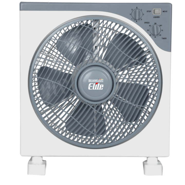 BORMANN Elite BFN1025 Ανεμιστήρας Box 30CM, 40W, Λευκό/Γκρί