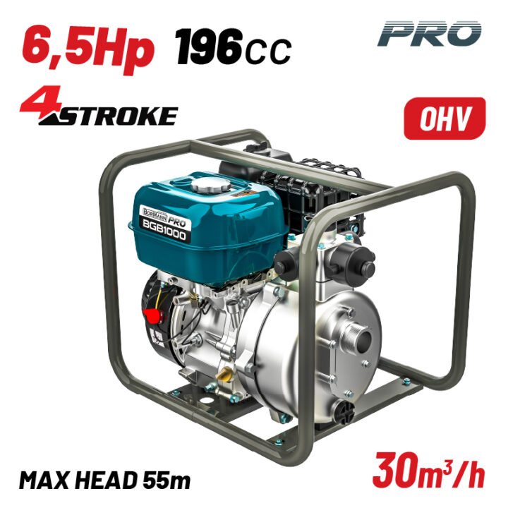 BORMANN Pro BGB1000 Αντλία Βενζ/τη Πυρόσβεσης 2"Χ1.5"X1.5''
