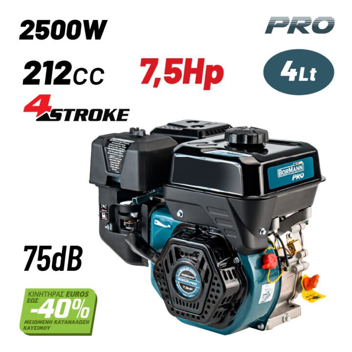 BORMANN Pro BGB2200 Κινητήρας Βενζίνης 7,5Ηp Σφήνα