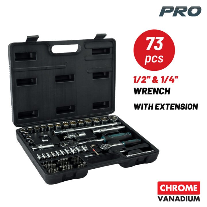 BORMANN Pro BHT5150 Καρυδάκια 1/2'' & 1/4'' 73τεμ