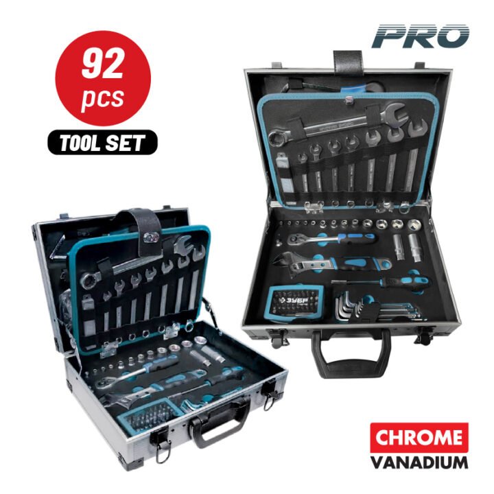 BORMANN Pro BHT5170 Εργαλεία Σετ 92τεμ. Cr-V,Βαλίτσα Αλουμινίου