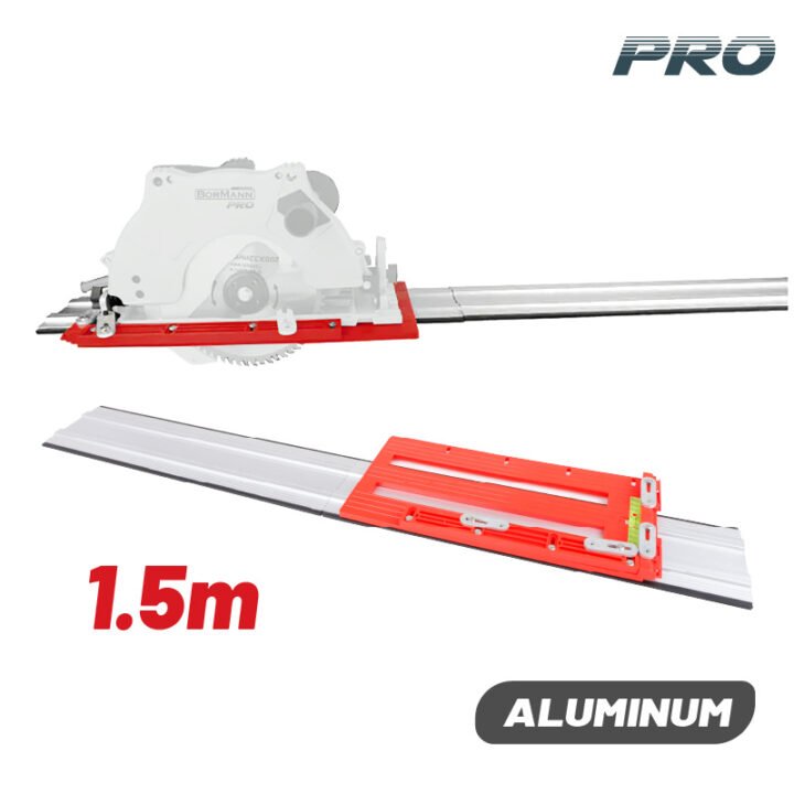BORMANN Pro BHT6150 Οδηγός Δισκοπρίονων Αλουμινίου 2Τεμ,  75cm(150cm)