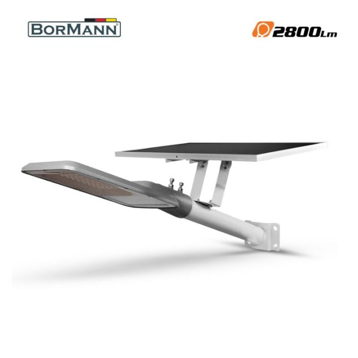BORMANN BLF3100 Ηλιακό Φωτιστικό Δρόμου Led 100W, Αδιάβροχο Με Φωτοβολταϊκό Πάνελ, 5V/30W