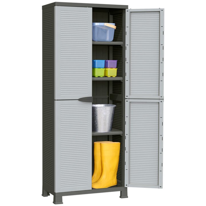 BORMANN Elite BPC6000 Ντουλάπα Πλαστική με 3 Ράφια Μ68xΠ38xΥ171cm