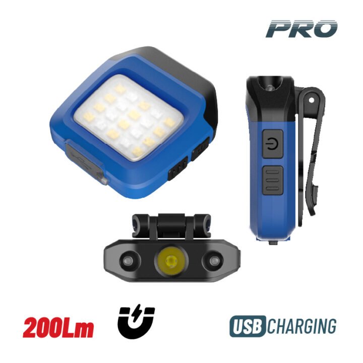 BORMANN Pro BPR6034 Φακός Με Κλιπ Επαναφορτιζόμενος, 200Lm