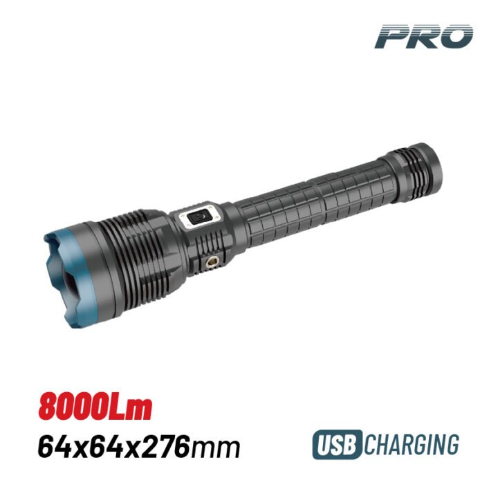 BORMANN Pro BPR6040 Φακός Επαναφορτιζόμενος, 8000Lm
