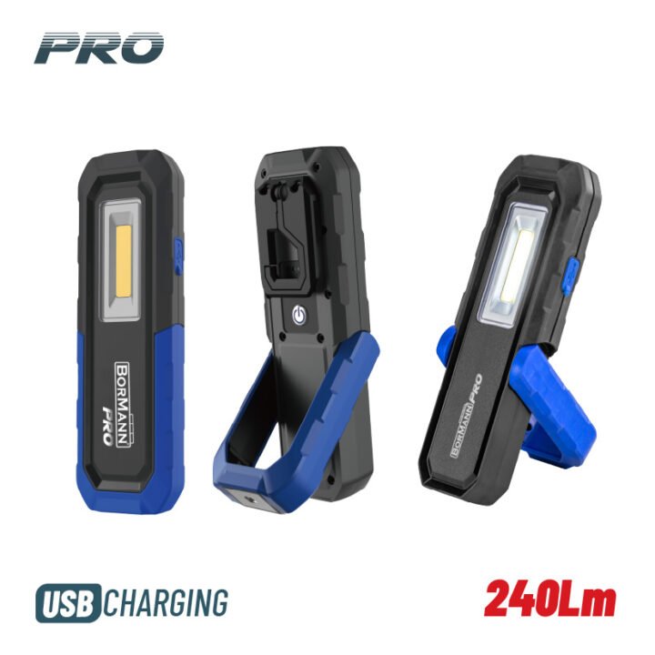 BORMANN Pro BPR6054 Φακός Επαναφορτιζόμενος 240Lm,Αδιάβροχος