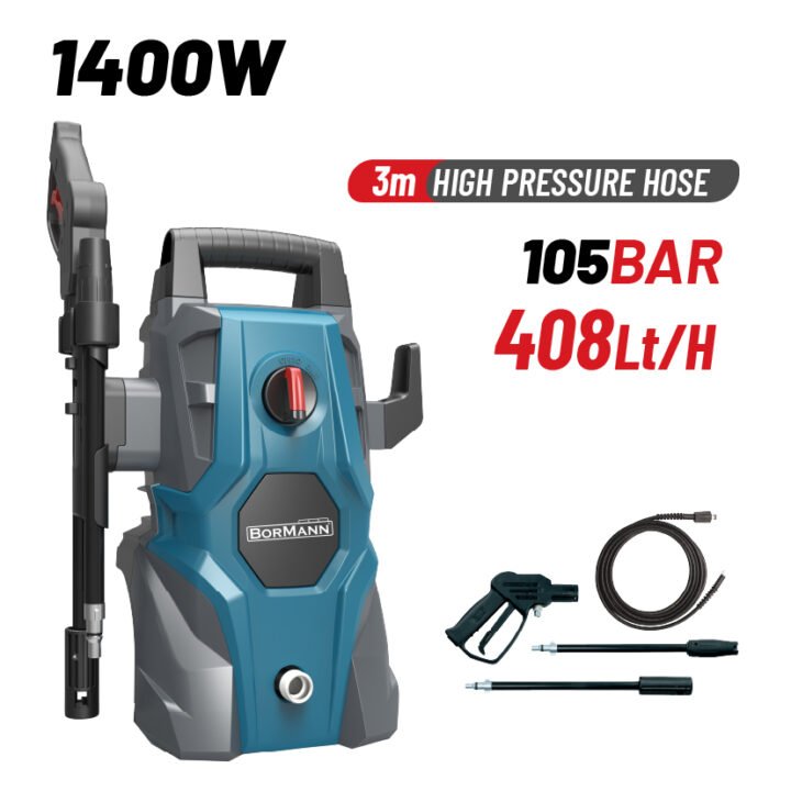 BORMANN BPW1720 Πλυστικό Υψηλής Πίεσης 1400W, 105Bar,408Lt/h