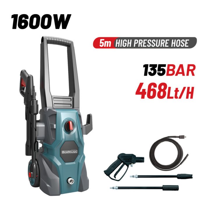 BORMANN BPW2220 Πλυστικό Υψηλής Πίεσης 1600W,135Bar, 468Lt/h