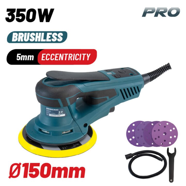 BORMANN Pro BSS5300 Τριβείο Έκκεντρο Brushless Με Σύστημα Αναρρόφησης 350W