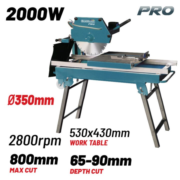 BORMANN Pro BTC3500 Κόφτης Πλακιδίων Υγρής Κοπής Φ800mm
