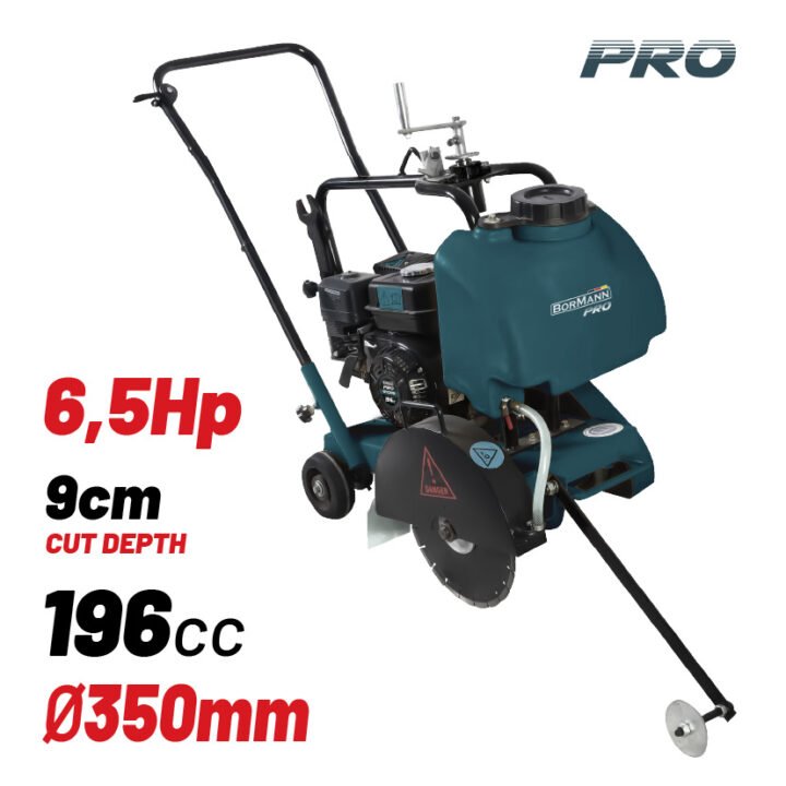 BORMANN Pro BTC5115 Κόφτης Μπετού Βενζινοκίνητος 6,5Hp, 196cc, Δίσκος Κοπής Φ350mm , 76Kg
