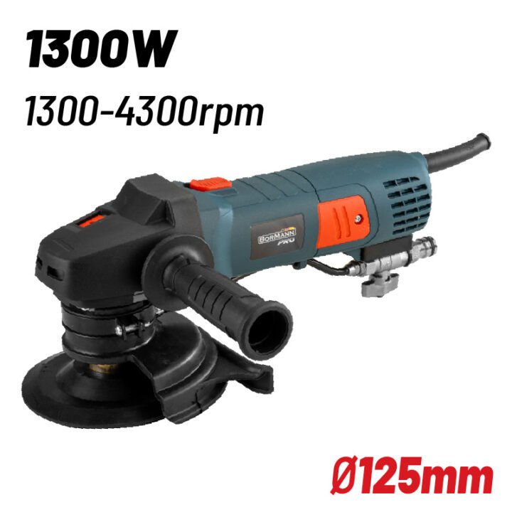 BORMANN Pro BTC6350 Λειαντήρας (Στιλβωτήρας) Ρυθμιζόμενος Δομικών Υλικών Νερού 1300W, 125mm