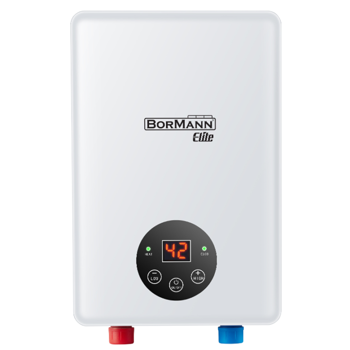 BORMANN Elite BTW3550 Επιτοίχιος Ταχυθερμοσίφωνας Μπάνιου Ηλεκτρικός Μονοφασικός 7Kw, Ip25