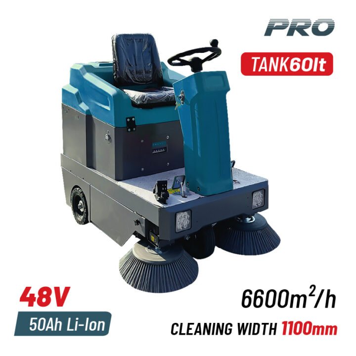 BORMANN Pro BVC9110 Σάρωθρο Μπαταρίας με Κάδο 75Lt