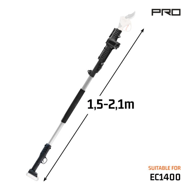 NAKAYAMA Pro EC1400EXT Προέκταση Τηλεσκοπική 1,5-2.1M, για Ψαλίδι Κλαδέματος EC1400