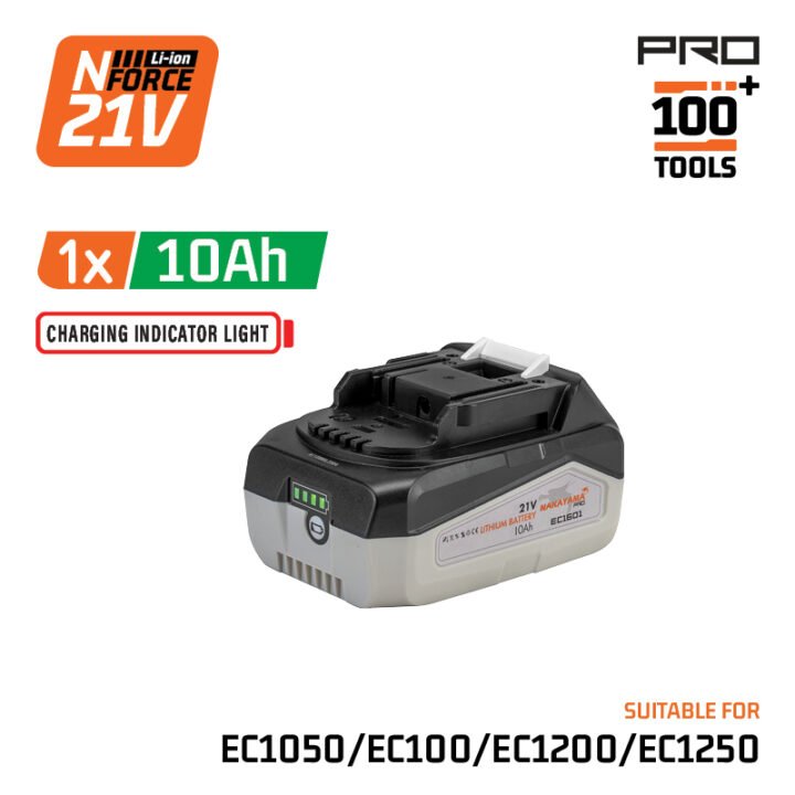 NAKAYAMA Pro EC1601 Μπαταρία 21V, 10Αh για EC1600, EC1620, EC1630