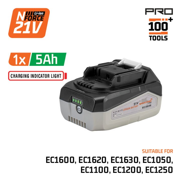 NAKAYAMA Pro EC1606 Μπαταρία 21V, 5A για EC1600, EC1620, EC1630