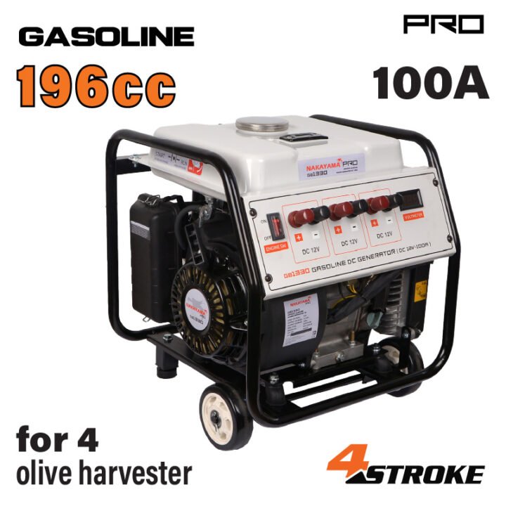 NAKAYAMA Pro GB1330 Γεννήτρια Βενζίνης Inverter Dc 3x12V 100A Με Ρόδες