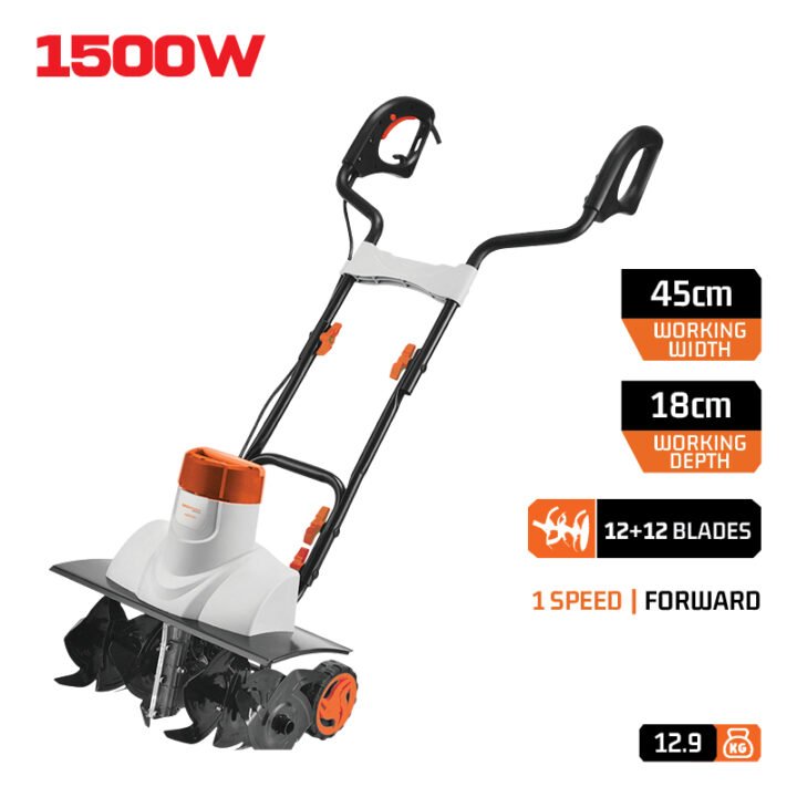 NAKAYAMA MB2120 Σκαπτικό Ηλεκτρικό 1500W,45cm, 12+12 Μαχαίρια