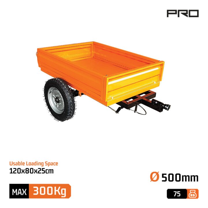 NAKAYAMA Pro MB9305 Ρυμούλκα 300Kg,  Για MB9300 Τροχούς 4.00X12"