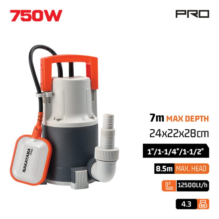 NAKAYAMA Pro NP1020 Αντλία Όμβριων 750W