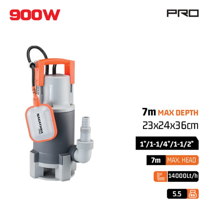 NAKAYAMA Pro NP1040 Αντλία Ακαθάρτων 900W