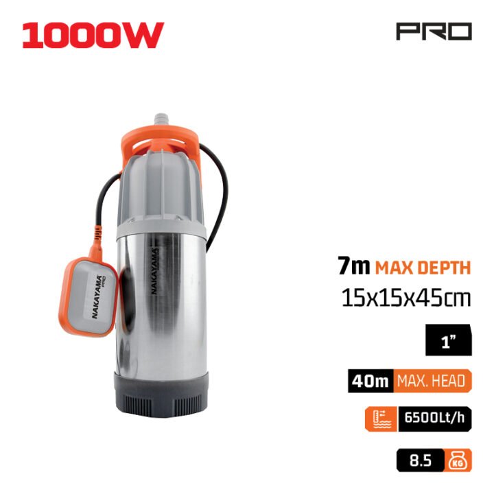NAKAYAMA Pro NP1120 Αντλία Πηγαδιών Ιnox,1000W