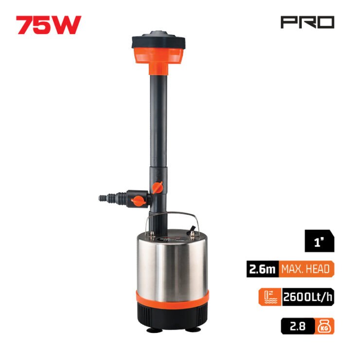 NAKAYAMA Pro NP1150 Αντλία Σιντριβανιού Inox 75W