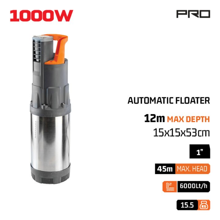 NAKAYAMA Pro NP1180 Αντλία Άρδευσης Υποβρύχια 1000W