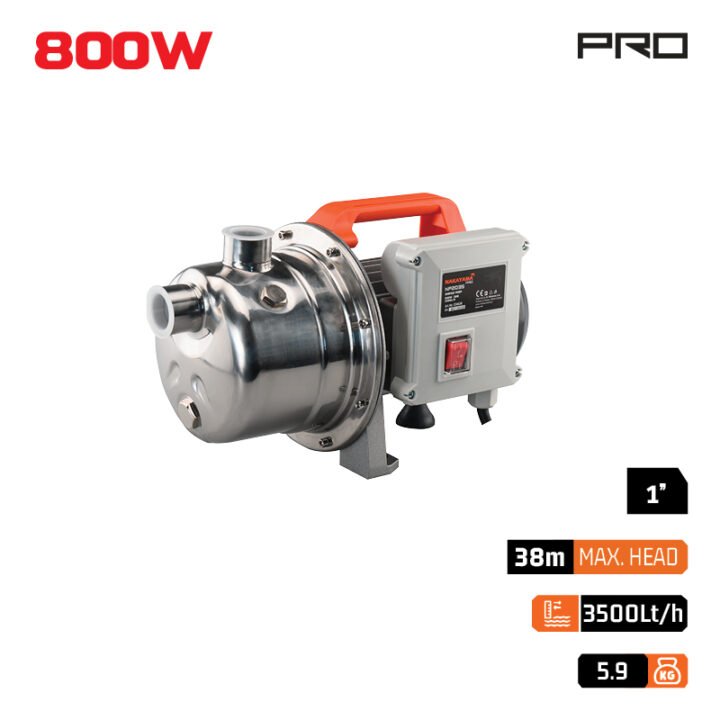 NAKAYAMA Pro NP2035 Αντλία Επιφανείας Inox Αυτόματης Αναρρόφησης,800W