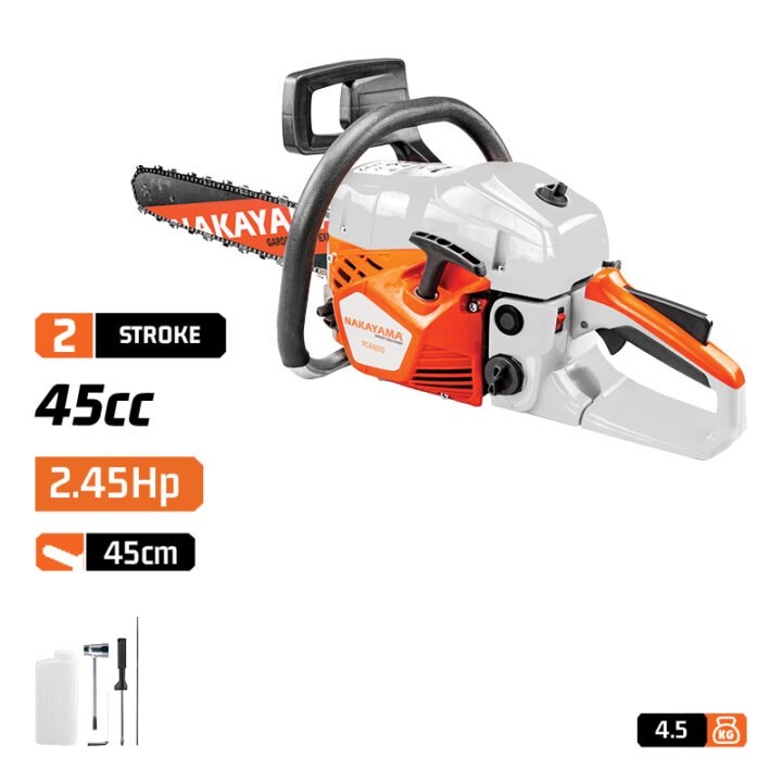 NAKAYAMA PC4600 Αλυσοπριονο Βενζινης 2.45Hp, 45Cc, 45Cm, 0.325'', 1.3Mm, 72Links