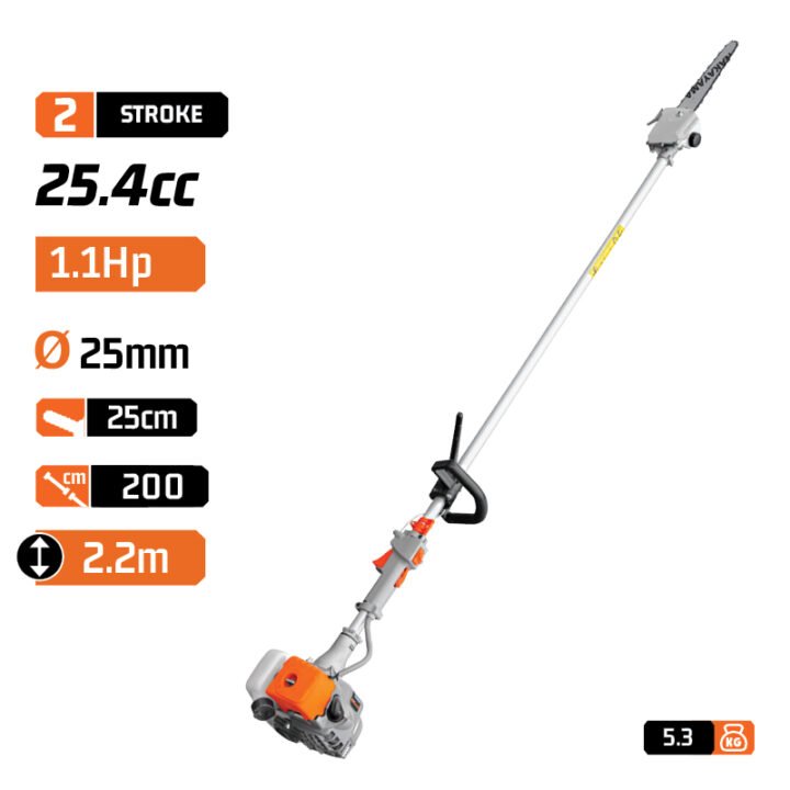 NAKAYAMA  PS2600 Κονταροπριονο Βενζινης 1,1Hp, 25,4Cc, 25Cm, 1/4''X1,1Mm 58Οδ.