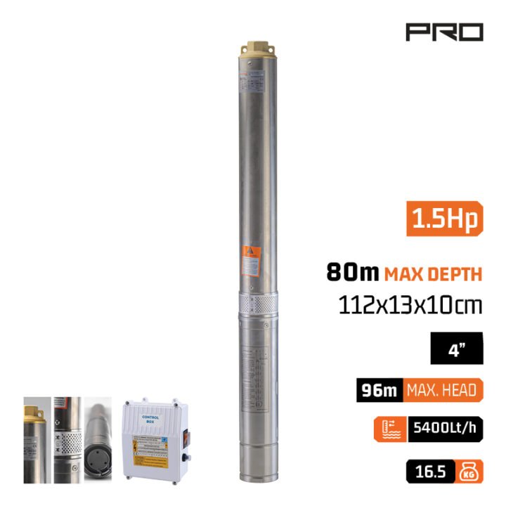 NAKAYAMA Pro SP6200 Αντλία Πηγαδιού 4'' 1.5Hp